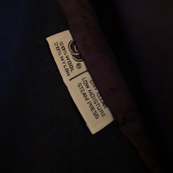 Vintage 70’s Navy Anchor Coat Wool Pea Coat Military Jacket - Picture 13 of 14